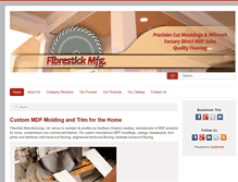 Tablet Screenshot of fibrestick.com